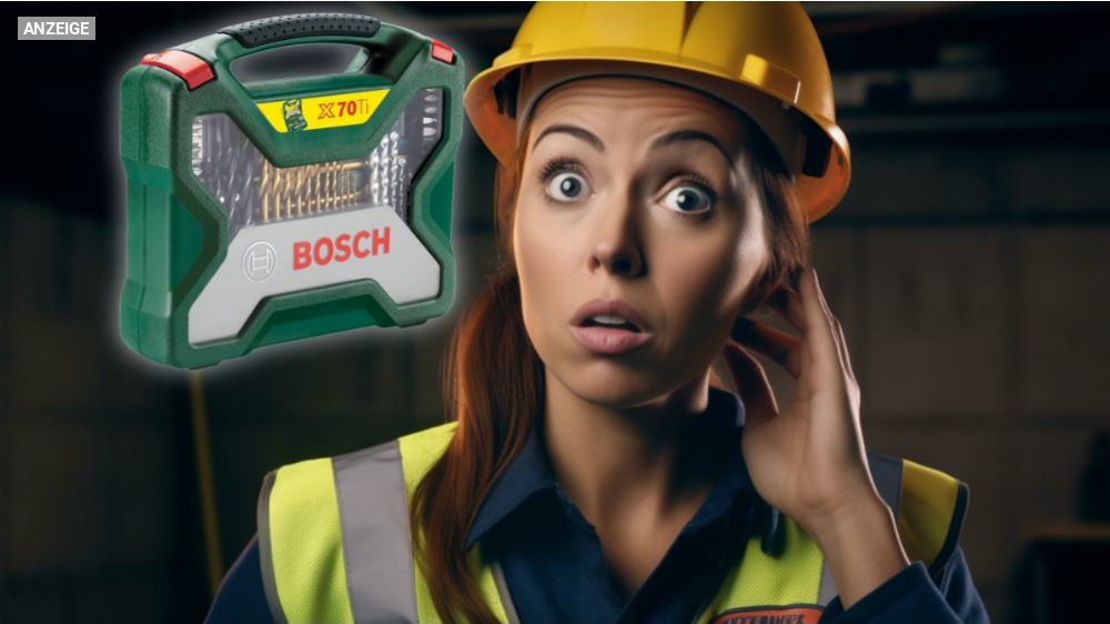 61 % Rabatt - kein Scherz! Top-bewertetes Bosch Bohrer- und Schrauber-Set 70 Teile nirgends günstiger