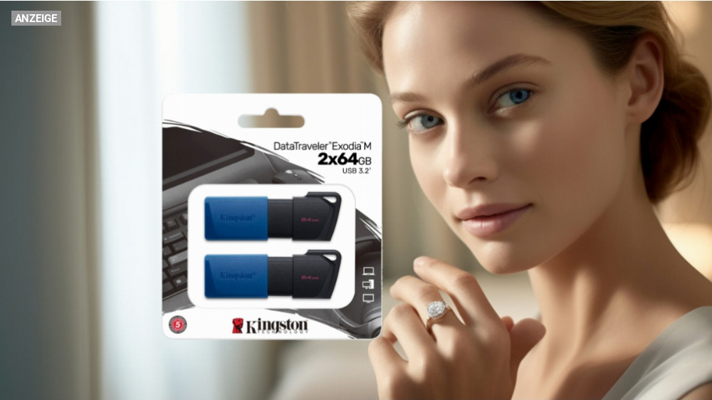 Wirklich wahr! 2x USB 3.2 Stick 64 GB von Kingston bei Amazon für 8,85 Euro