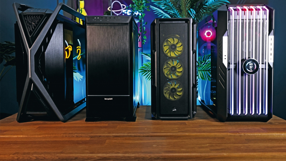  Vier PC-Gehäuse der Luxusklasse im Test - Be Quiet gegen Asus, Cooler Master und Corsair