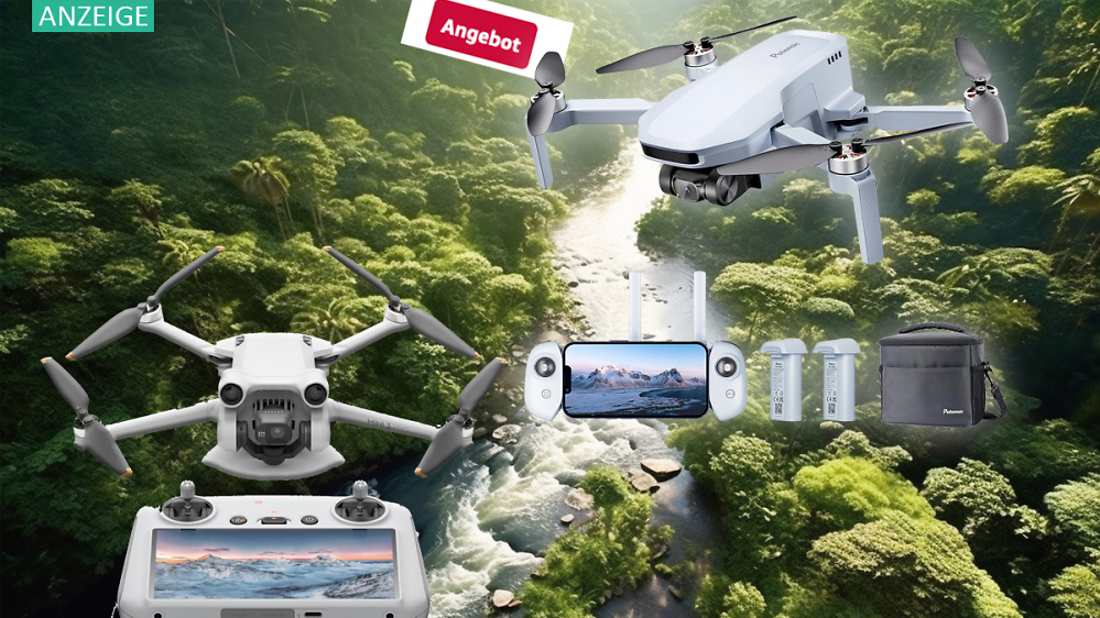 Wer hier zugreift, spart 66 % zur DJI Mini 3 Pro: Drohne mit 4K-Kamera nie günstiger - aber nur kurz!