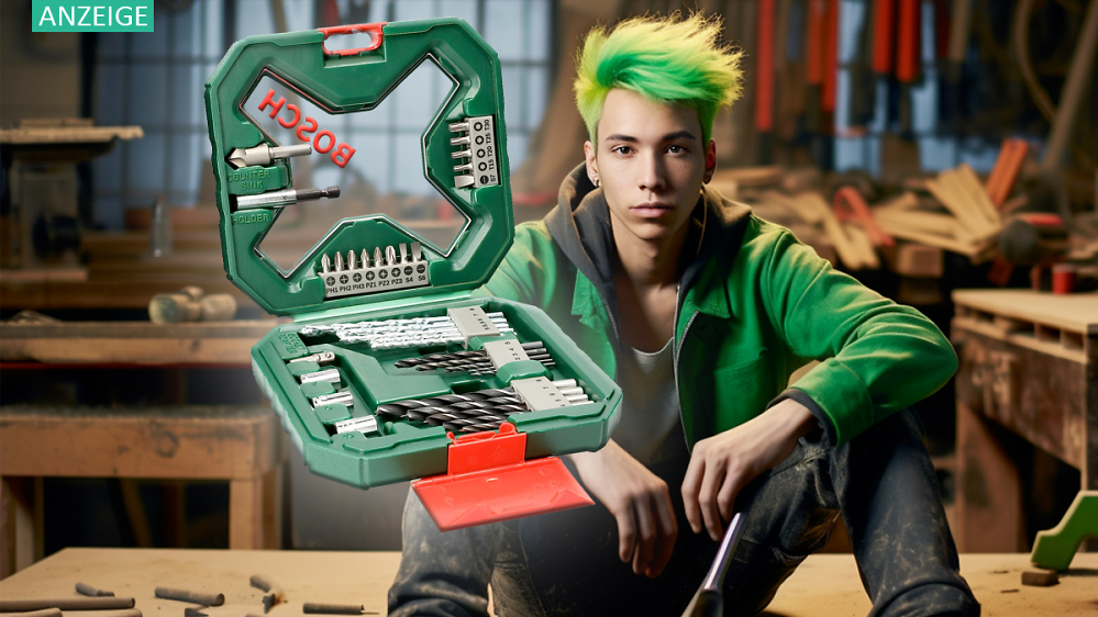 Das ist doch geschenkt! 34-tlg. Bohrer- & Schrauber-Set von Bosch gerade für läppische 8,99 Euro