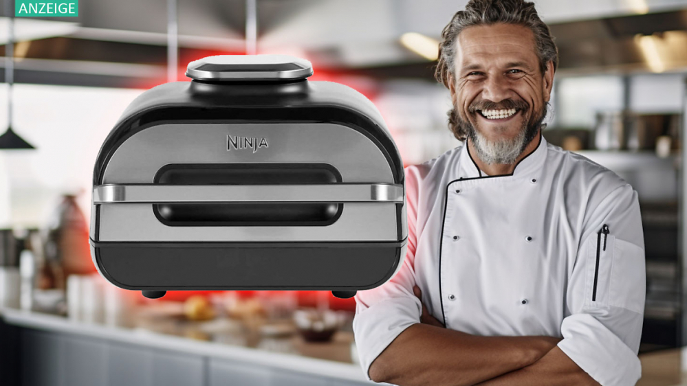 Ninja Foodi Max über 100 Euro reduziert: Grill oder Heißluftfritteuse? Beides!