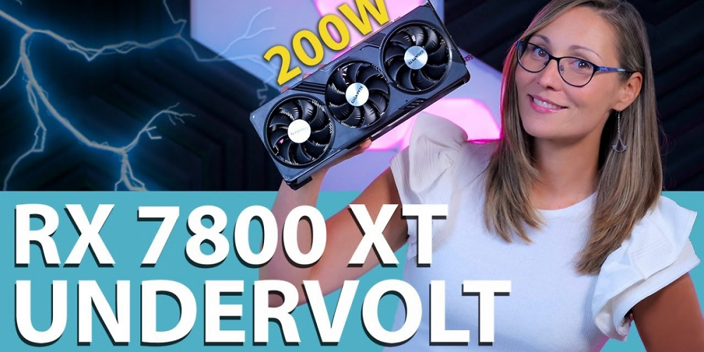 Radeon RX 7800 XT: Dank Undervolting ähnlich sparsam wie eine Geforce RTX 4070 (1)