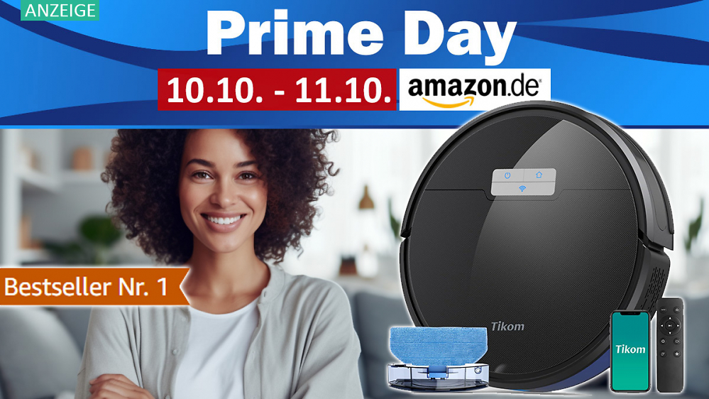 Nur noch wenige Stunden: Meistverkaufter Saugroboter-Bestseller für unter 150 Euro im Prime Day Finale