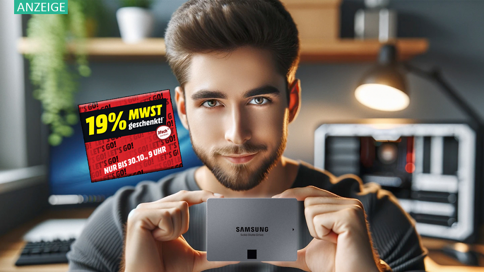 Kaum zu glauben: 4 TB für unter 150 Euro - Samsung-SSD jetzt günstig wie nie bei MediaMarkt