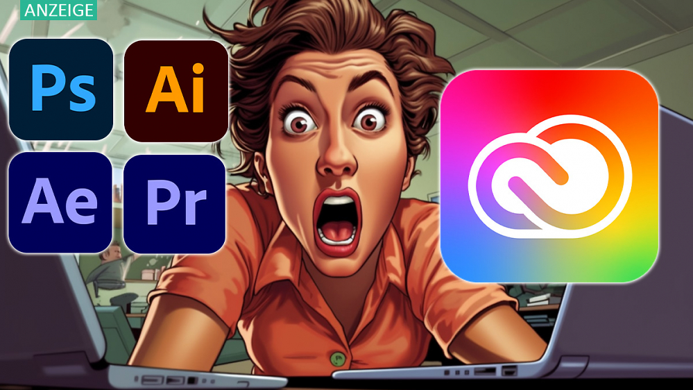 Kein Scherz! Gesamte Adobe Creative Cloud mit Mega-Rabatt bereits für unter 130 Euro für 1 Jahr