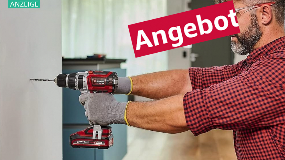 Nirgendwo günstiger schon vor Prime Day: Einhell Akku-Schlagbohrschrauber bei Amazon im Angebot