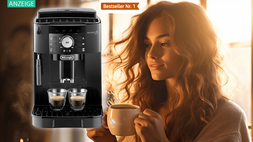 Jetzt bei Amazon zuschlagen: Bestverkaufter Kaffeevollautomat von Delonghi mit 25 % Rabatt