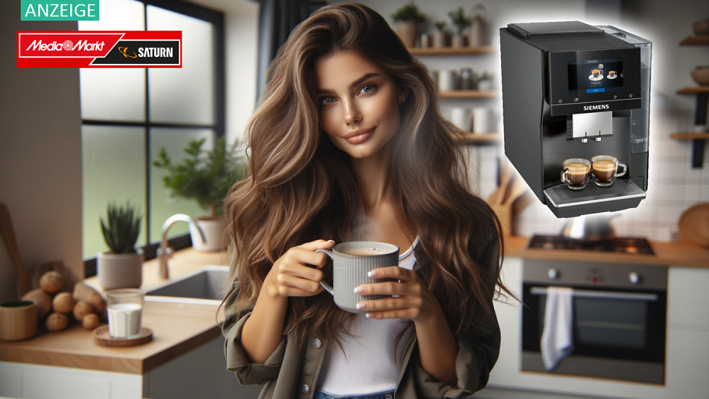 Media Markt zieht Black Friday vor: Kaffeevollautomaten von Siemens jetzt mit 150 Euro Rabatt einpacken