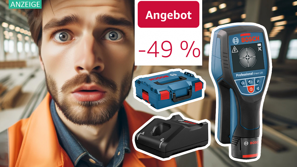 Genialer Preis! Bosch Ortungsgerät D-tect 120 heftig reduziert bei Amazon - nirgendwo günstiger