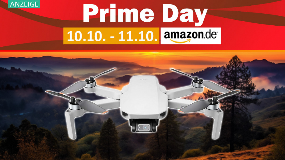 Preis zum Amazon Prime Day im Sturzflug: DJI Mini 2 Fly More Combo (EU) + Care Refresh günstig abstauben