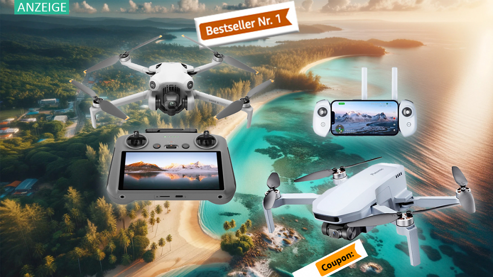 Unglaublich - Alternative zur DJI Mini 4 Pro günstig wie nie: 4K-Kamera-Drohne mit Aktions-Rabatt ab 249,99 Euro
