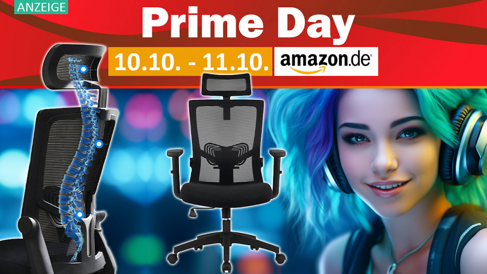 Jetzt aber schnell! Beliebtester Bürostuhl-Bestseller im Prime Day Angebot noch günstiger - aber nur noch heute! 