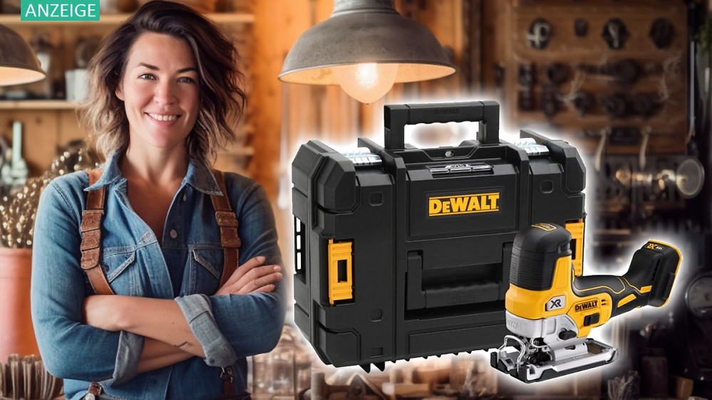 Wer mehr bezahlt, ist selbst schuld: Dewalt Akku-Stichsäge über 100 Euro günstiger (Set inkl. Tstak Box II)