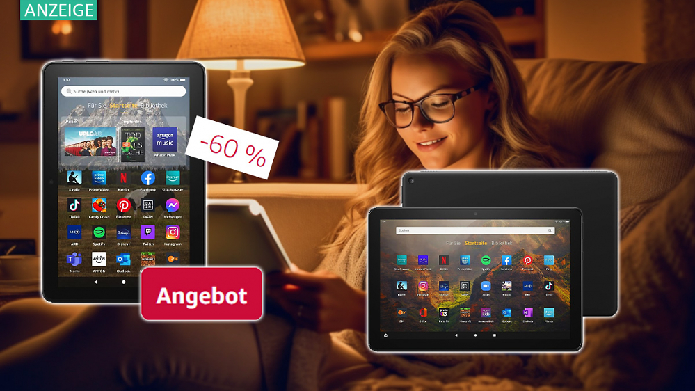 Ist schon wieder Prime Day? Bis zu 60 % Rabatt auf Amazon Fire Tablets im Angebot