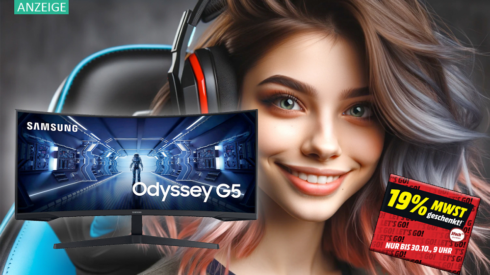 Gaming-Monitor jetzt günstig wie nie: Samsung Curved 34 Zoll UWQHD HDR bei MediaMarkt zum Hammerpreis