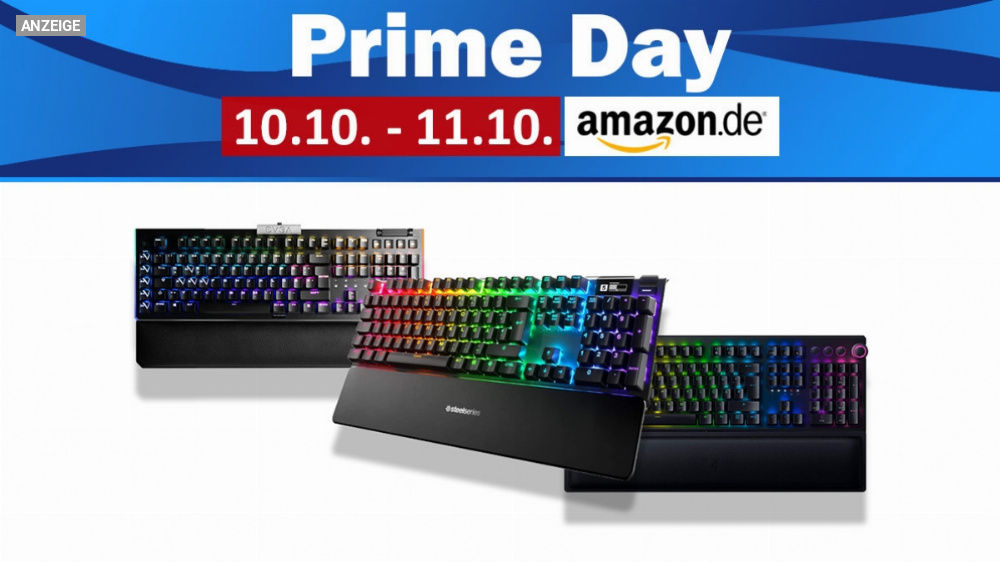Amazon Prime Day: Sie suchen die besten Gaming-Tastaturen zu Top-Preisen?
