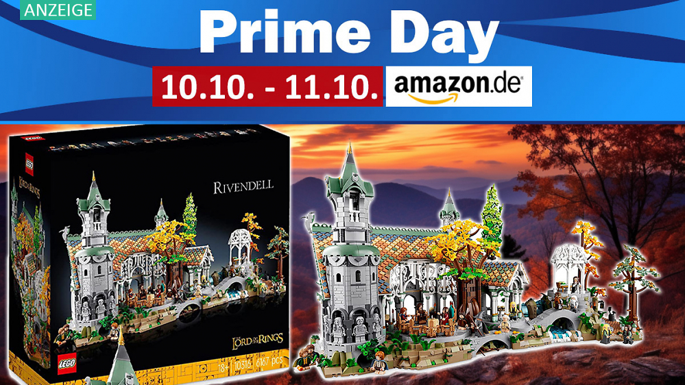 Ein Ring, sie zu knechten, ein Lego-Set am Prime Day, sie zu erfreuen: Amazon-exklusives Lego Der Herr der Ringe: Bruchtal Set mit sattem Rabatt