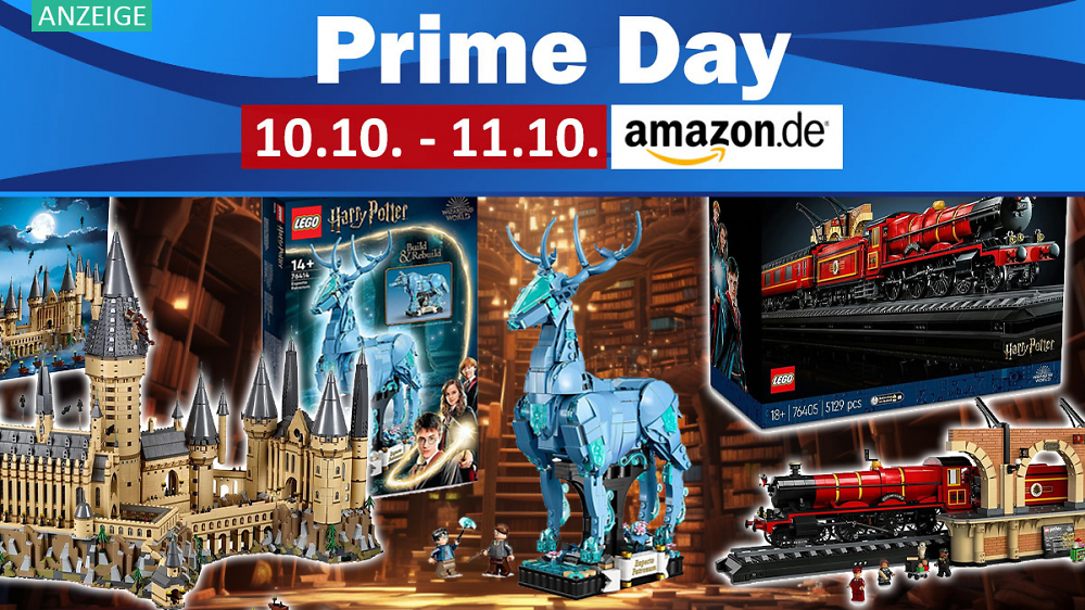 Zauberhaft günstig am Prime Day: Lego Harry Potter Sets mit satten Rabatten im Angebot