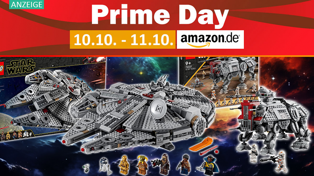 Zum Prime Day fallen die Preise härter als ein AT-AT! Lego Star Wars Produkte radikal reduziert