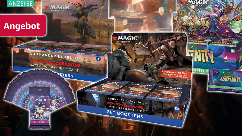 Von Baldur's Gate und Neon Samurai bis zu Unfinity! Magic: The Gathering Karten auf Amazon jetzt mit starken Rabatten