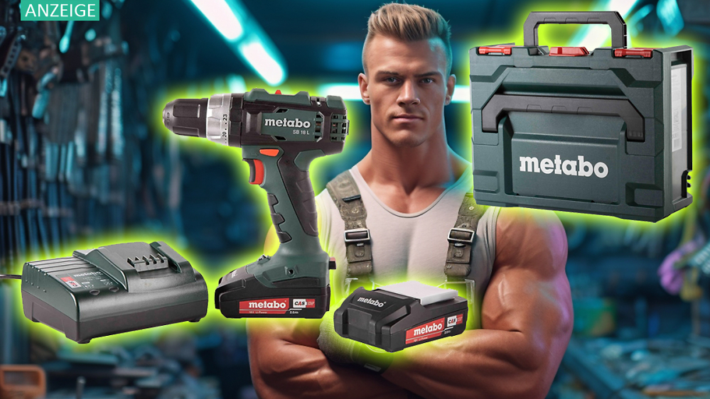 Starkes Paket über 100 Euro reduziert: Metabo Akku-Schlagbohrschrauber + 2× 18V-Akku + Ladegerät + Koffer