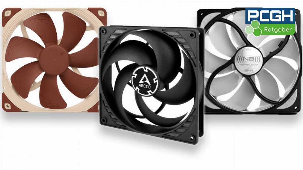 Kaufberatung für 120-mm-Lüfter: Modelle von Phanteks, Noctua und Arctic