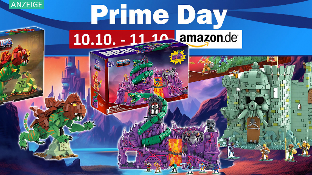Bei der Macht von Grayskull! Das ist ein Tiefstpreis! Riesiger Snake Mountain so günstig wie nie