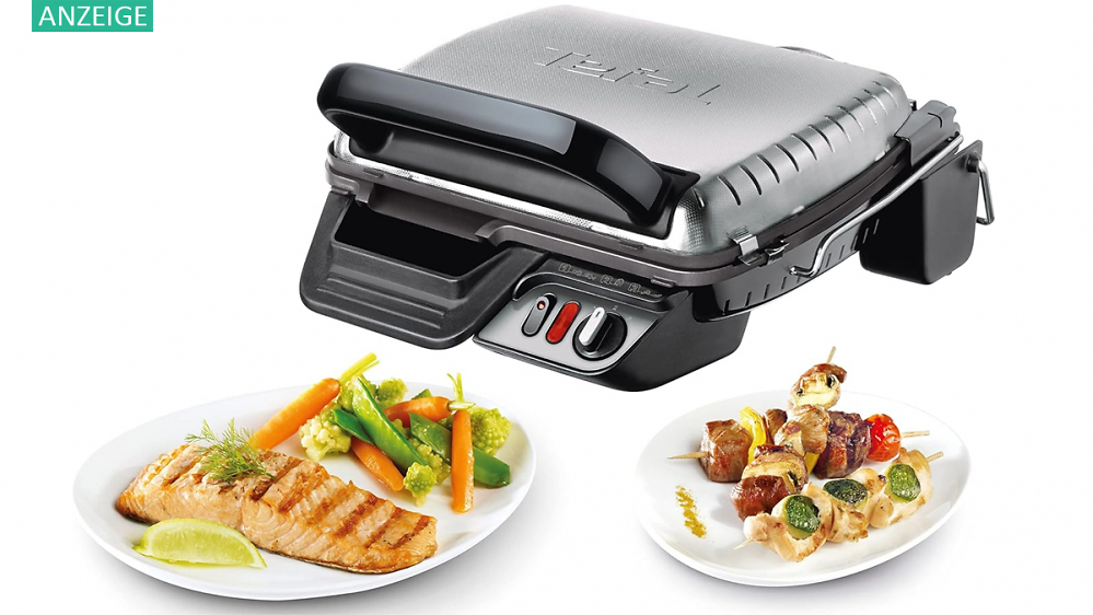 Nirgendwo günstiger: Tefal Kontaktgrill & Sandwichmaker bei Amazon im Angebot (2in1-Gerät, aufklappbar als Tischgrill)