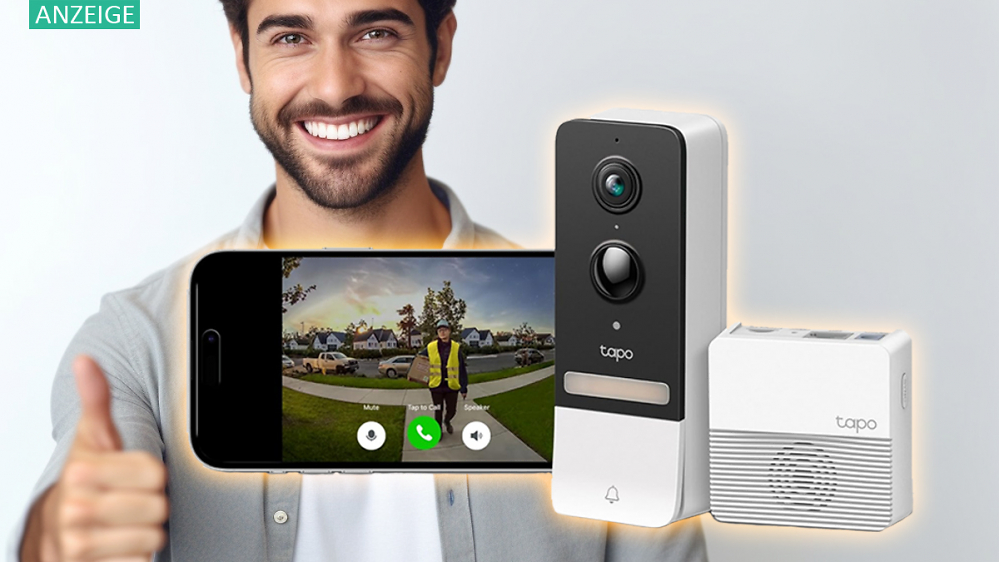 Türklingel mit Kamera nirgendwo günstiger: Amazon haut Videotürklingel TP-Link Tapo D230S1 raus