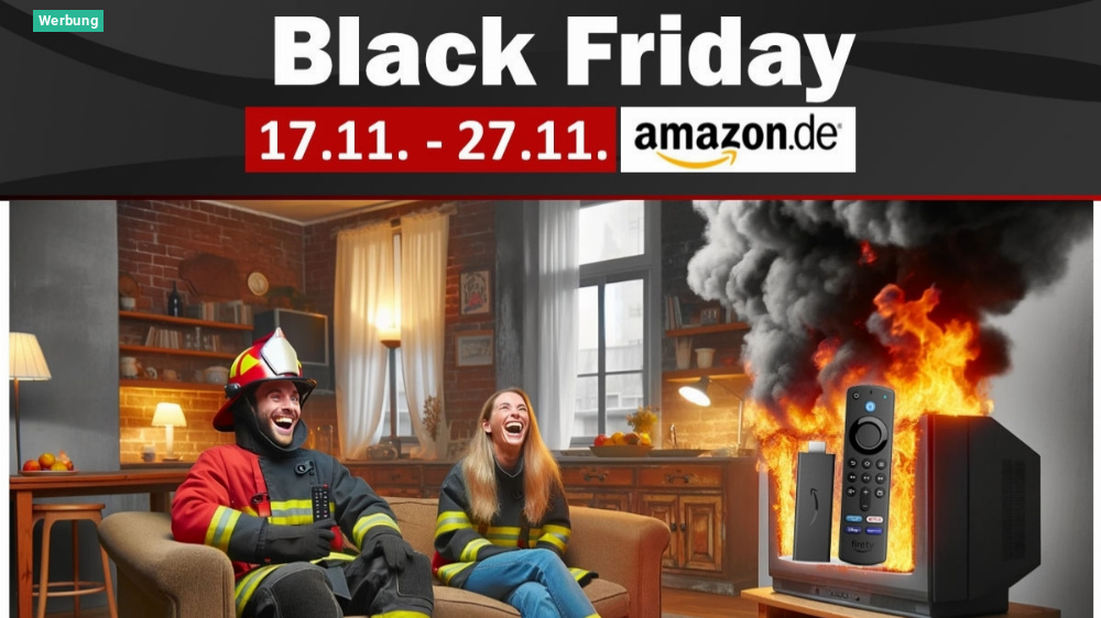 Amazon schmilzt zum Black Friday den TV: Fire TV um mehr als 50 Prozent reduziert