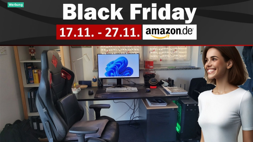 Amazon hilft bei Volkskrankheit Rücken: Ergonomische Schreibtische zum Black Friday 17 Prozent reduziert