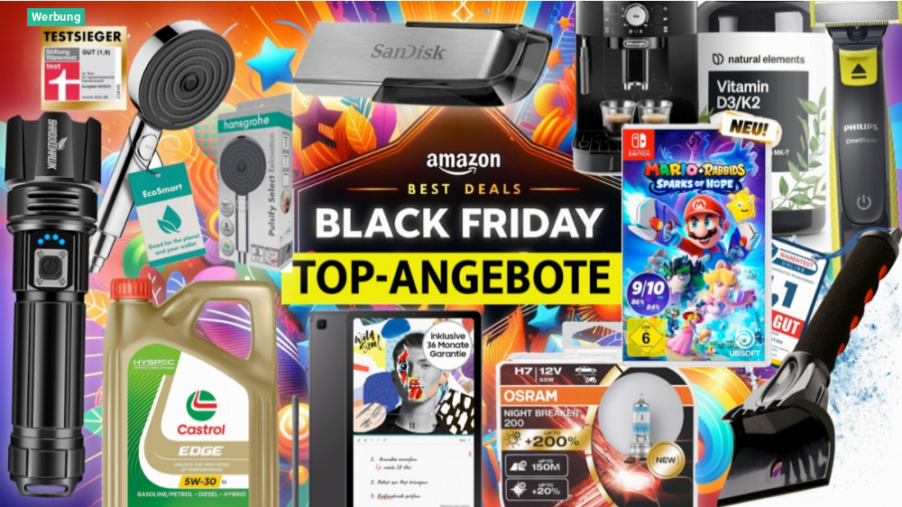 Black Friday Superstars: Megaseller-Taschenlampe & Co. - diese 62 Amazon-Deals MUSS man kennen!