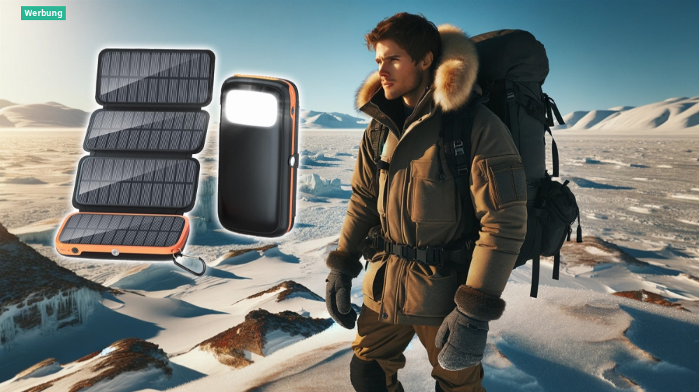 Perfekt für Wandern und Camping: Solar-Powerbank bei Amazon dank 50 Prozent Rabatt zum Schnäppchenpreis sichern