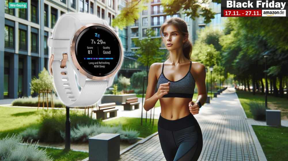 Sportlich sparen: Jetzt Garmin-Smartwatch Venu 2S mit 152 Euro Black-Friday-Rabatt sichern