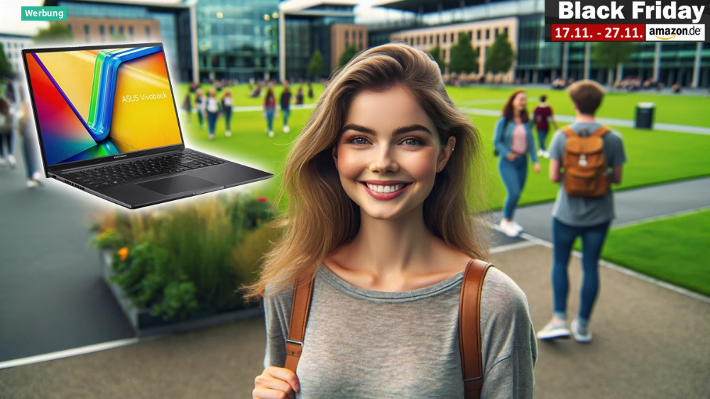 Mitnehmen, solange noch verfügbar: Asus-Laptop mit 16 Zoll und Ryzen 5 bei Amazon um 300 Euro reduziert