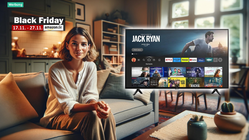 So günstig kommt man nur selten an einen Smart-TV: Amazon Fire TV 4 im 55-Zoll-Format bei Amazon um 270 Euro reduziert