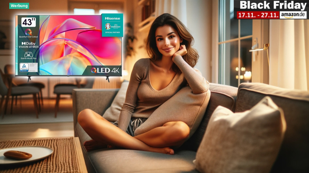 Black-Friday-Angebot oder Preisfehler: Amazon verschleudert Smart-TV mit 43 Zoll und 4K für lächerliche 299 Euro