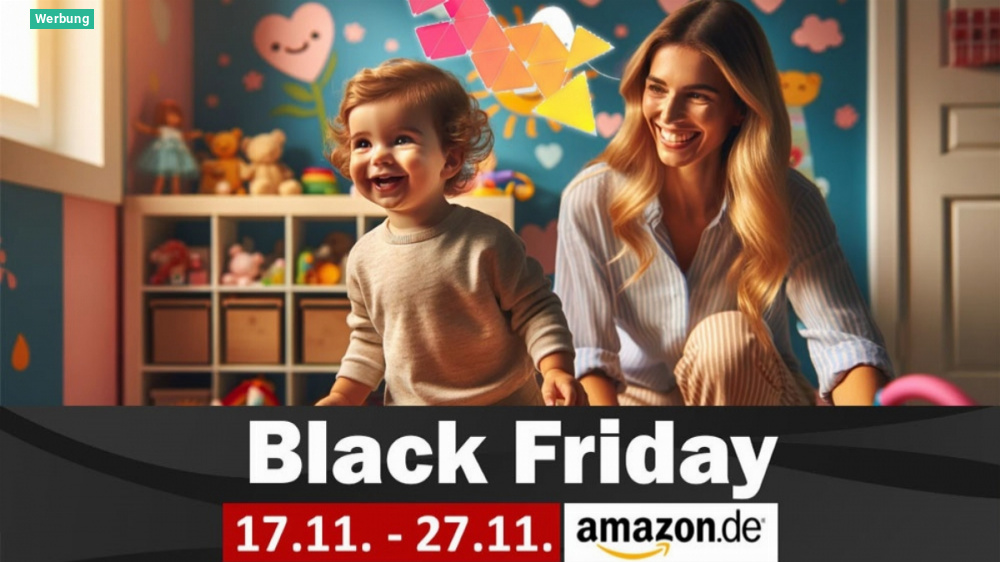 Amazon lässt Kinder strahlen: Nanoleaf mit 34 Prozent Rabatt zum Black Friday Finale