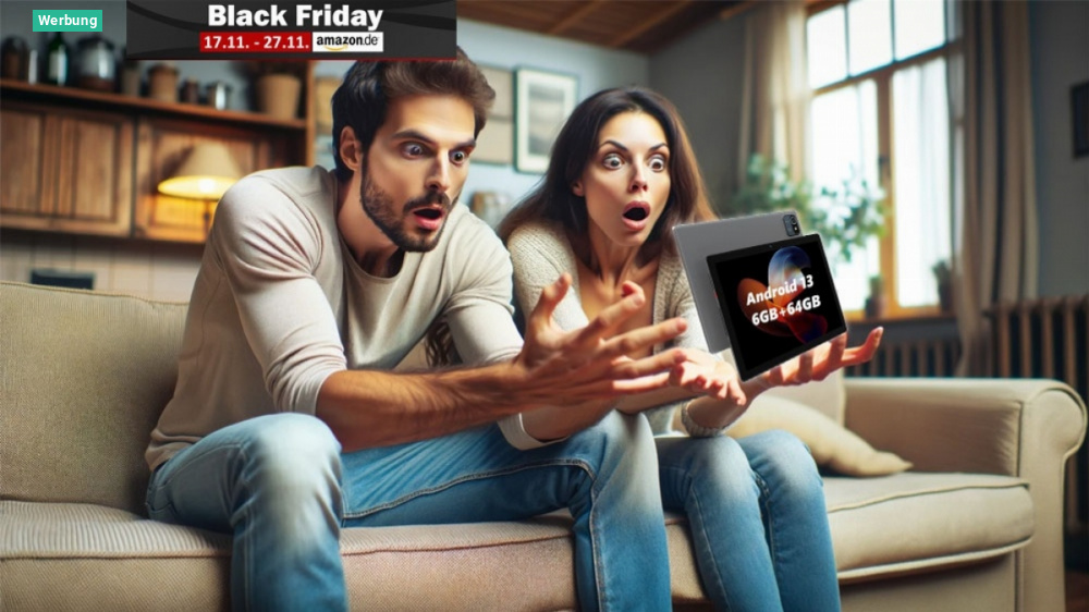 Amazon mit Preisfehler? Android-13-Tablet 55 Prozent reduziert zum Black Friday