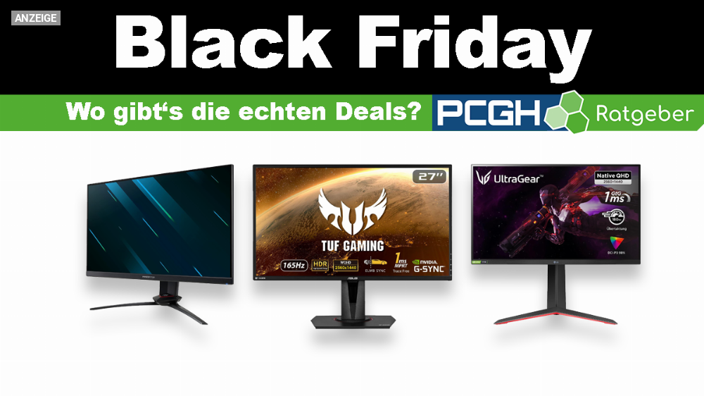 Gaming-Monitor zu Black Friday: Wo gibt es echte Angebote?