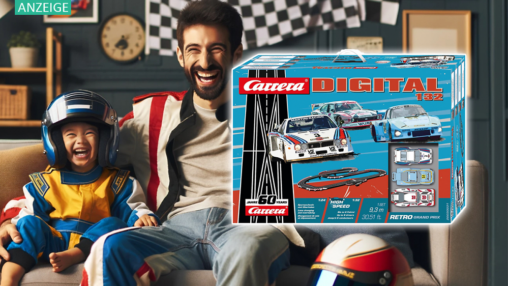 Carrera-Bahn günstig wie nie: Carrera Digital 132 mit Porsche, Lancia und Ford bei Amazon zum neuen Tiefstpreis