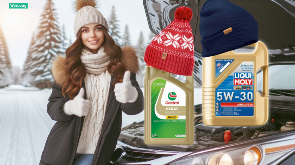 Castrol Edge & Liqui Moly jetzt bis 46 % günstiger: Longlife-Motoröl 5W-30 - bestens für den Winter