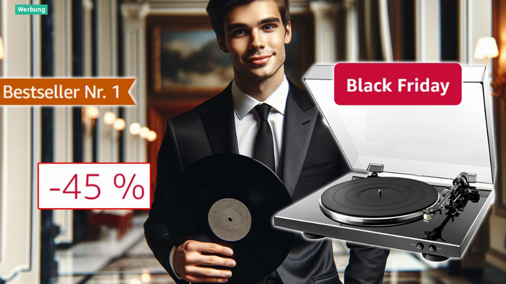 Schwarzer Freitag, goldene Klänge: 45 % Rabatt auf Amazons meistverkauften Plattenspieler von Denon im Black-Friday-Angebot