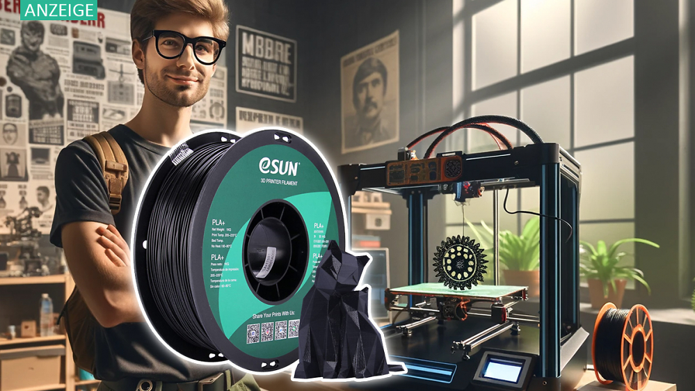 Jetzt günstig Vorrat für 3D-Drucker auffüllen: Esun PLA+ Filament 20 % reduziert & 5 % Extra-Rabatt bei Amazon