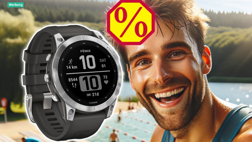 Preisverfall bei Garmin Fenix 7: GPS-Smartwatch mit Topo-Karten und über 60 Sport-Apps wird immer günstiger