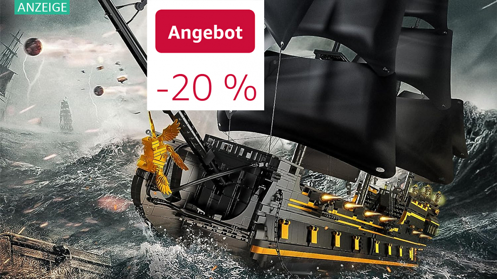 Lego Black Pearl vergriffen, aber Mould King liefert: Piratenschiff mit 5.266 Teilen bei Amazon zum Aktionspreis