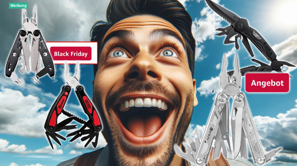 Macht den Werkzeugkasten neidisch: Multitools bereits ab 8 Euro im Black-Friday-Angebot!