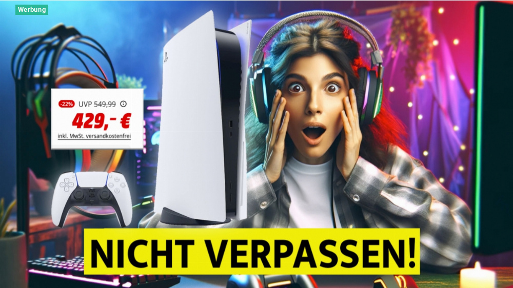 PS5 nirgends günstiger: Playstation 5 Disc Edition bei MediaMarkt am Black Friday für 429 Euro - Update