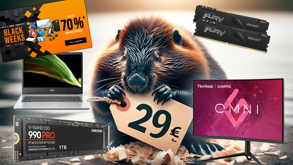 SSD, RAM, Monitor, Laptop bis zu 70 % günstiger: Große Schnäppchenjagd in NBB Black Weeks